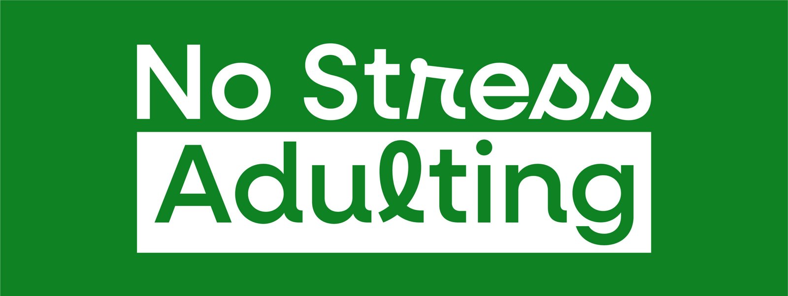 No Stress Adulting logo