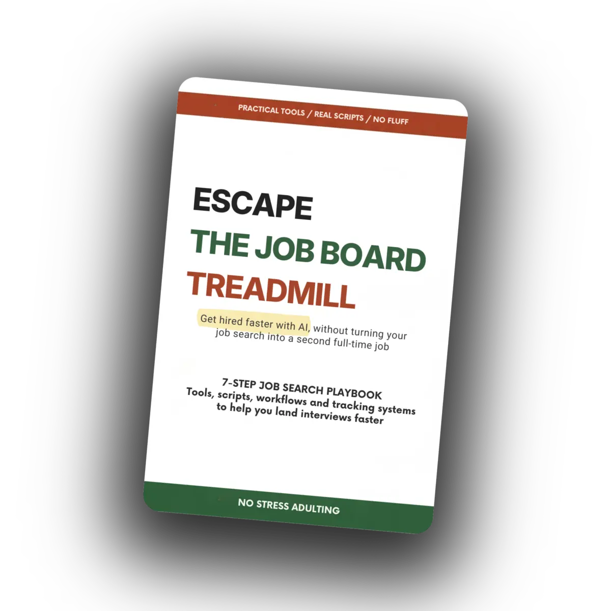 Escape the Job Board Treadmill free 7-day job search playbook cover