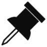 life admin pin icon